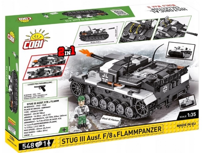 Stug III And Flammpanzer Building Blocks Set