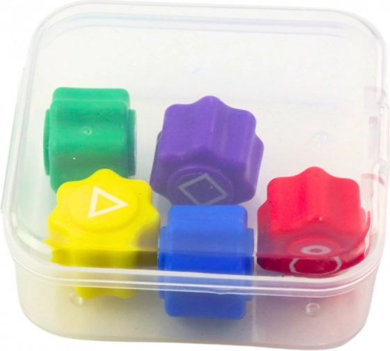 Hra Gonggi - Set van Dobbelstenen Squid Games met Etui