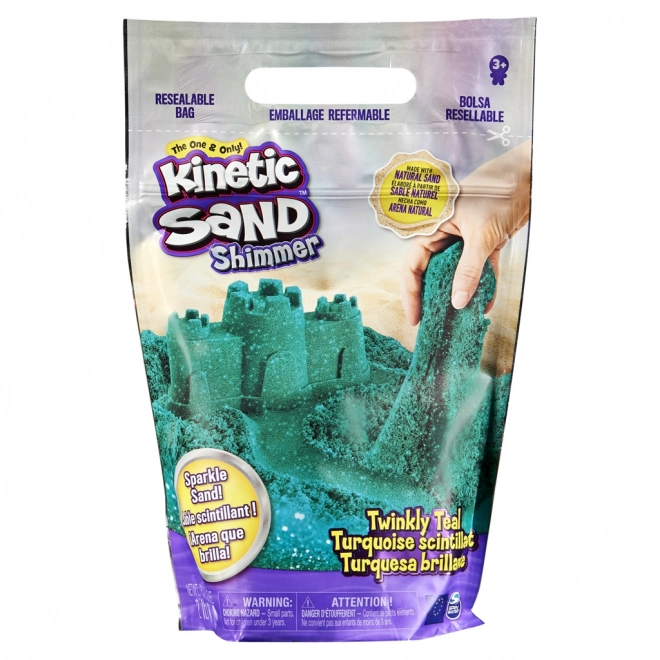 Kinetic Sand Pack Shimmering Teal Sand 0.9 kg