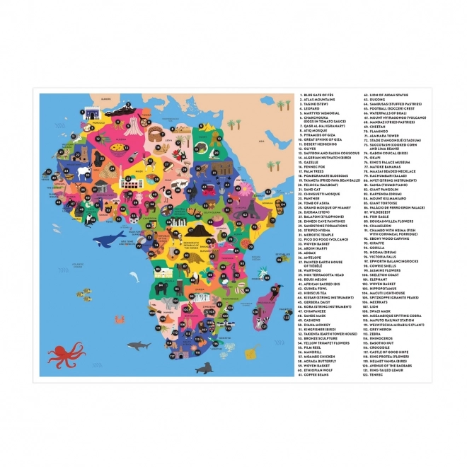 Geography Puzzle Map of Africa