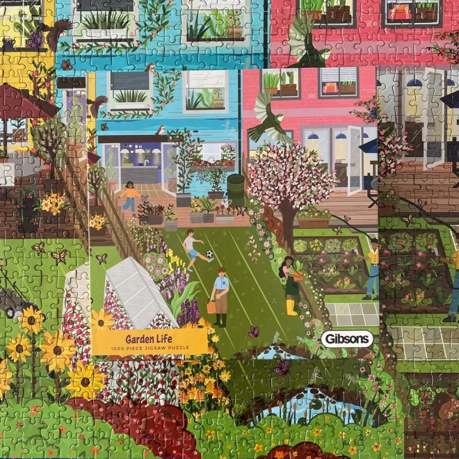 Gibsons Puzzle Life in the Garden 1000 Pieces