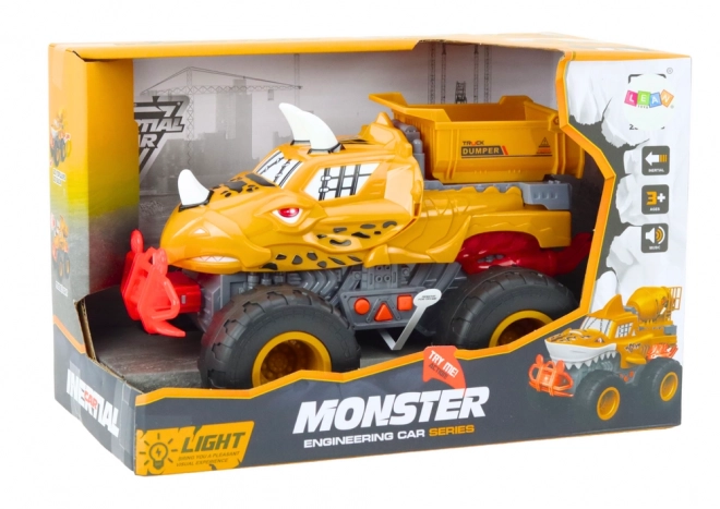 Friction-Powered Dinosaur Dump Truck