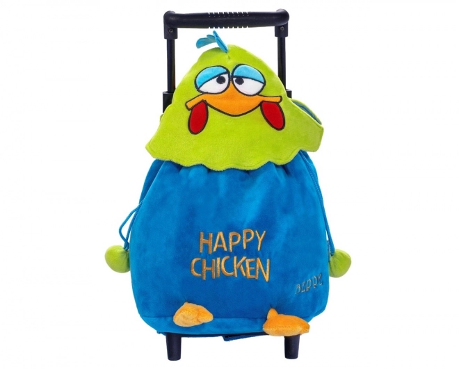 Beppe Plush Backpack on Wheels Chick