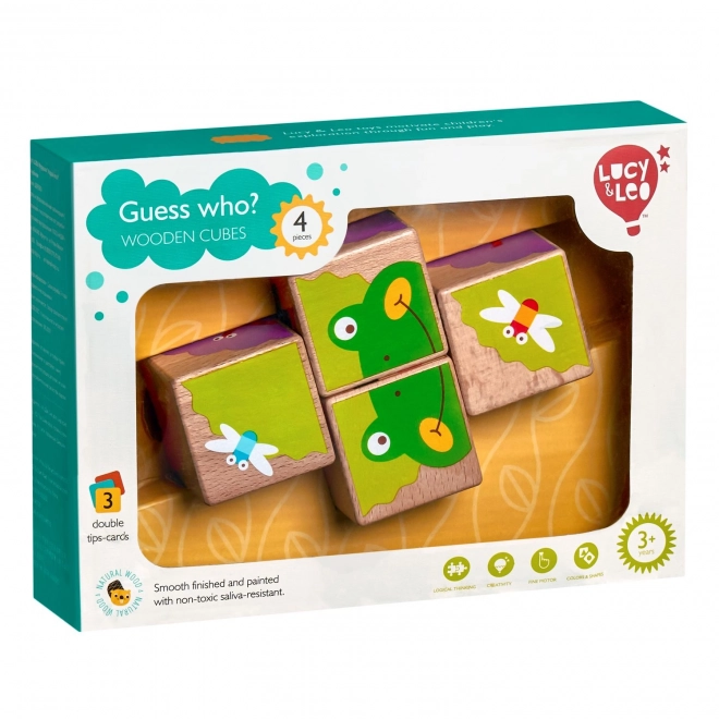 Lucy & Leo Animal Puzzle Cubes