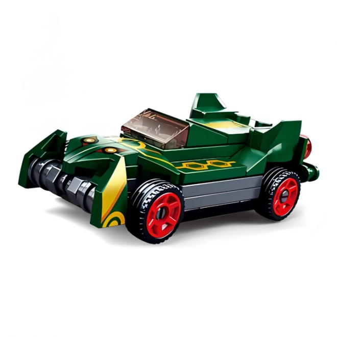 Sluban Pull-Back Car Green Skid