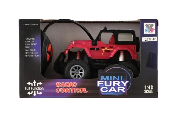 Remote Control Off-Road Car with Light - Pink