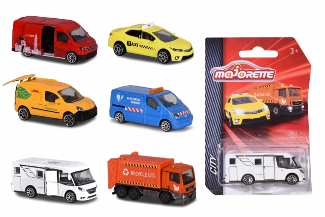 Metal City Car Toy Set