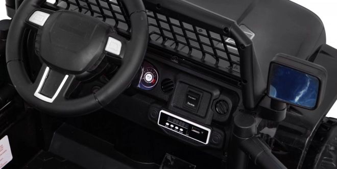 Autíčko Jeep Dark Night na akumulátor pre deti Čierne – Čierne