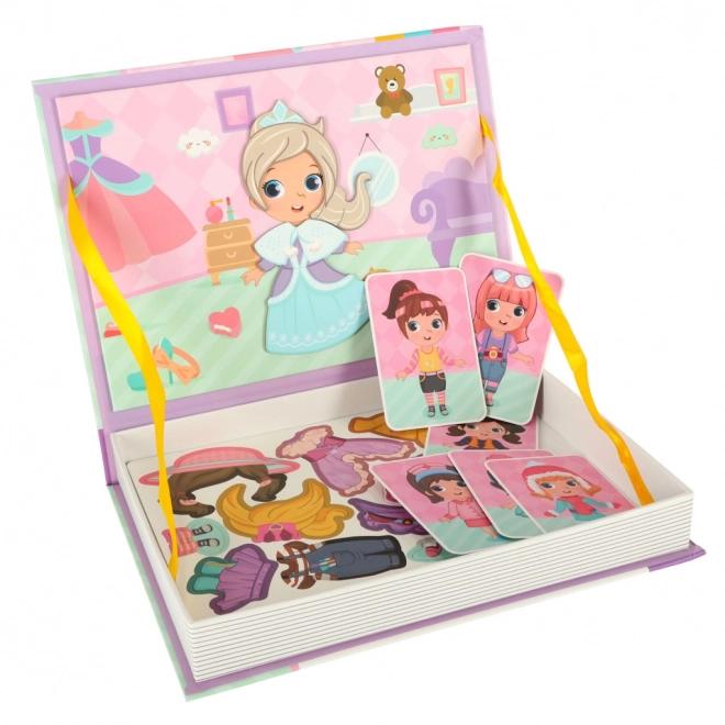 Magnetic Puzzle Book Dress Up Doll