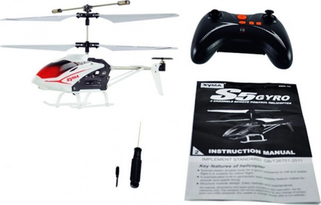 Remote Control Helicopter SYMA S5 White