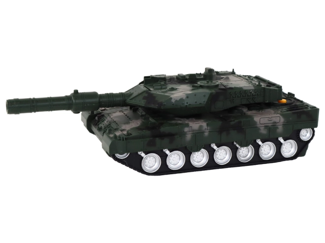 Realistic design and green camouflage