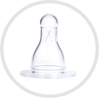 Tettarella in silicone a flusso lento
