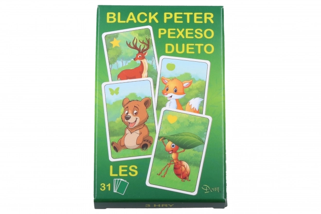 Černý Petr Forest Animals Card Game