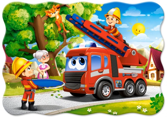 Firefighters to the Rescue Puzzle for Kids