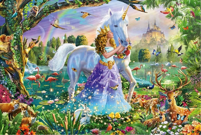 Princess with Unicorn Puzzle 150 Pieces