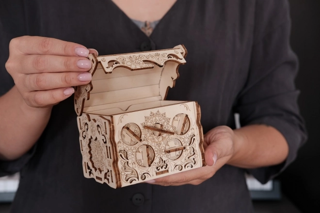 3D Wooden Puzzle Secret Treasure Box by EscapeWelt