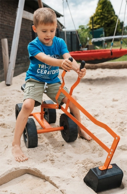 Small Foot Ride-On Digger with Wheels