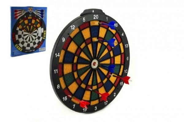 Dartboard 40cm with 6 Dart Set