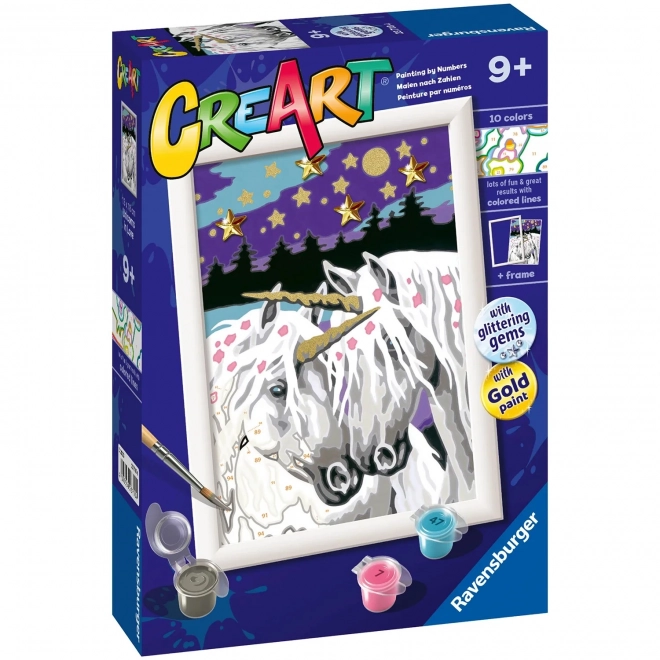 CreArt Enchanted Unicorns Paint by Numbers Set