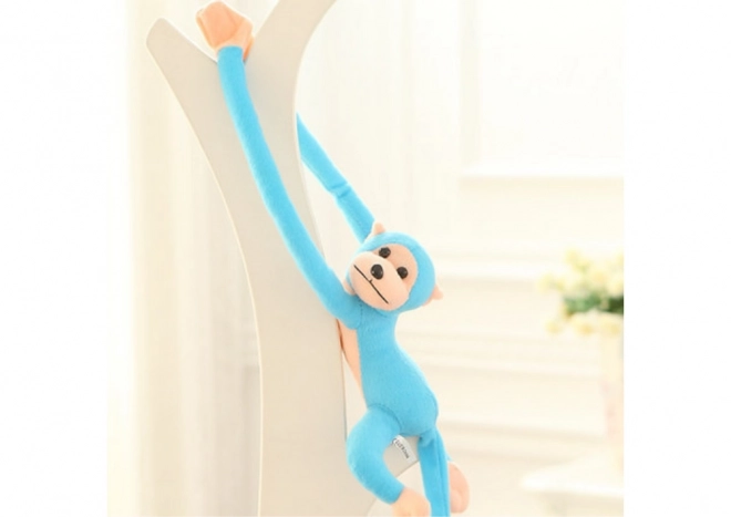 Plush Monkey Toy with Sound - Blue 80 cm