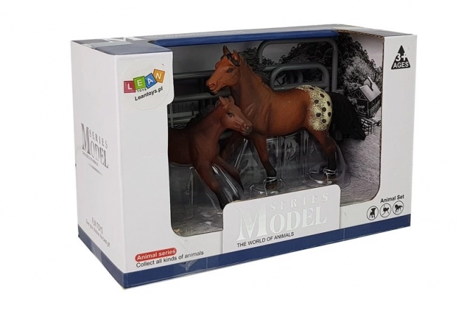 Animal Figures Set Horses and Pony Farm