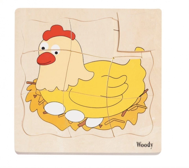 Layered Chicken Life Puzzle