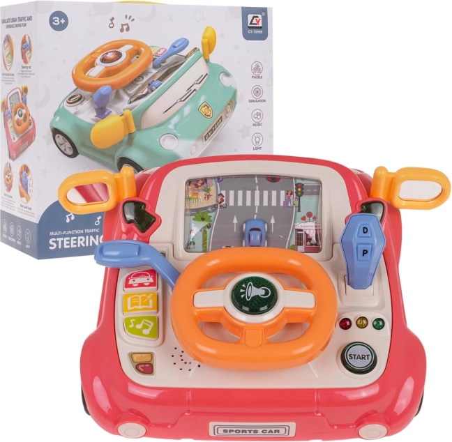 Interactive set for little drivers – Pink