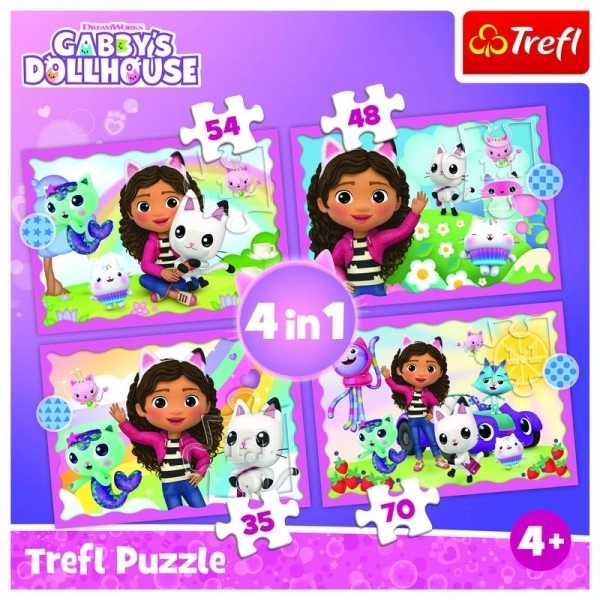 Adventures of Gabby Puzzle Set 4 in 1