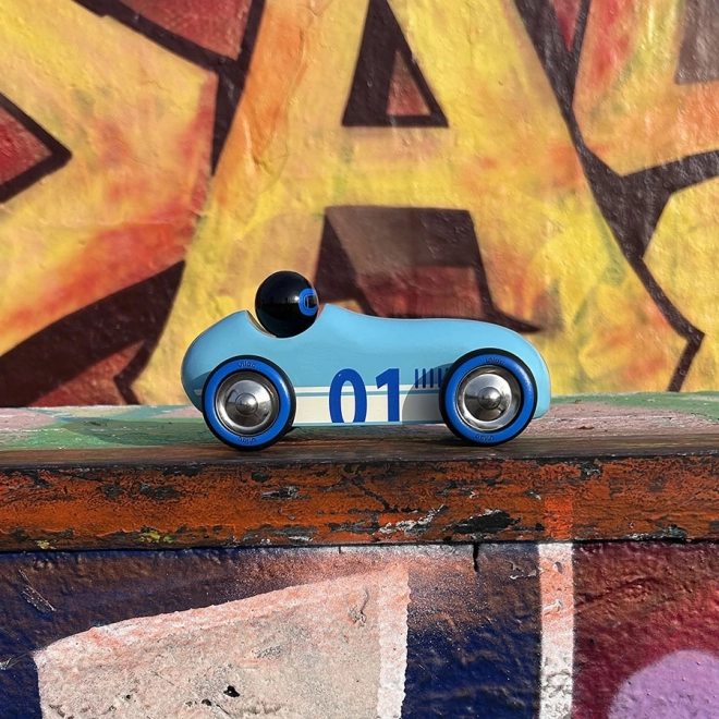 Vilac Wooden Car Old Sport Turquoise