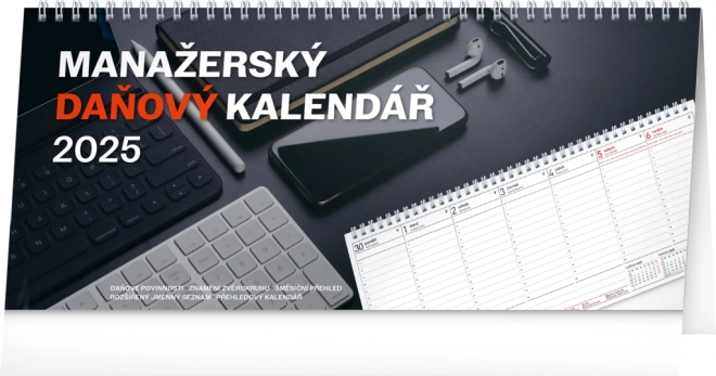 Desk Calendar Manager's Tax 2025