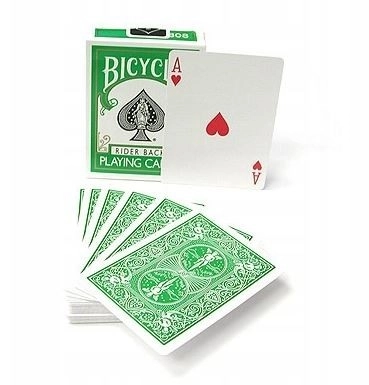 Green Bicycle Deck Playing Cards