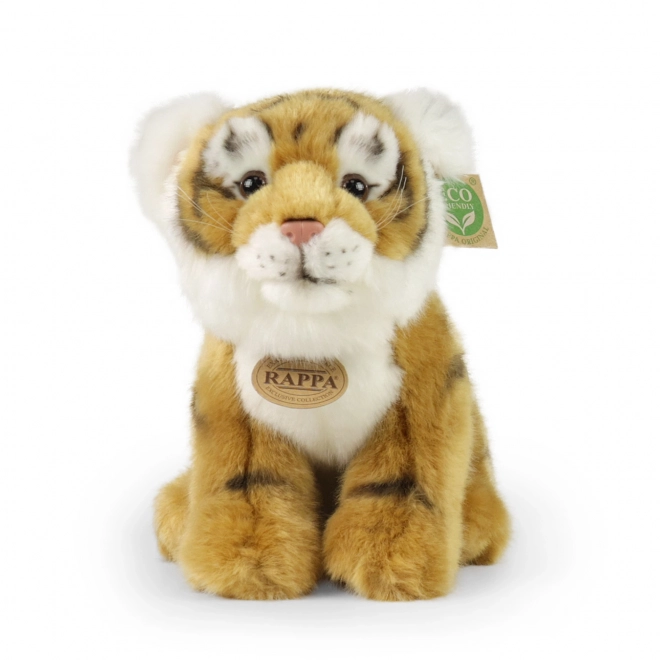 Plush Sitting Tiger 25 cm Eco-Friendly