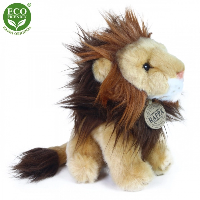 Eco-Friendly Plush Sitting Lion 18cm