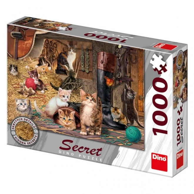 Dino Puzzle Secret Collection: Cats 1000 Pieces