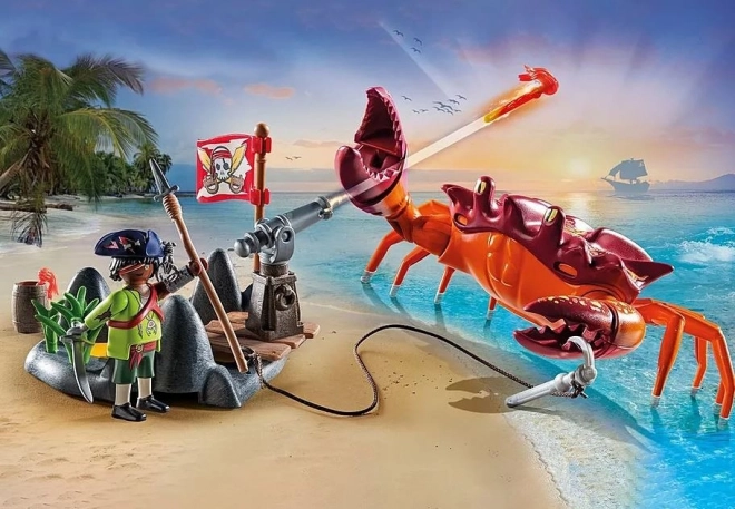 Playmobil Pirates Battle with Giant Crab Set