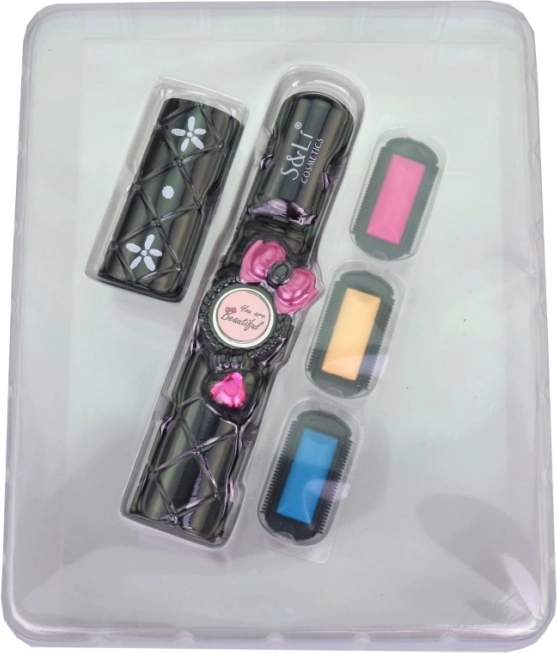 Haarstudio met kleuren en accessoires