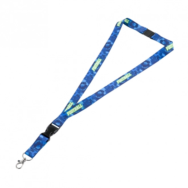 Football Lanyard Keychain with Carabiner