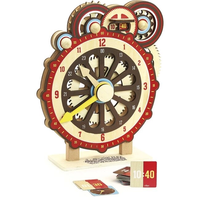 Vilac Wooden Educational Clock