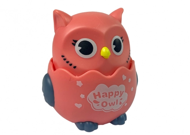 Pink Owl Baby Sensory Toy