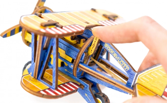 Wooden City 3D Puzzle Biplane Limited Edition