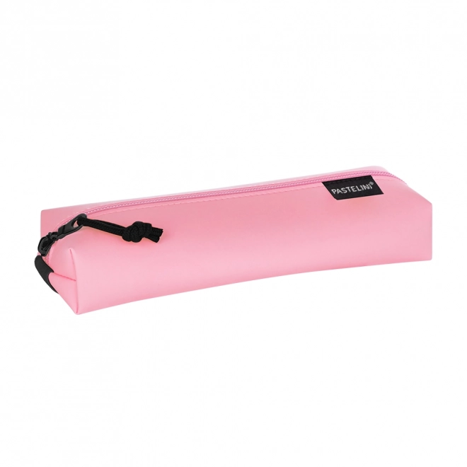 Wide Pink Pencil Case with Elastic