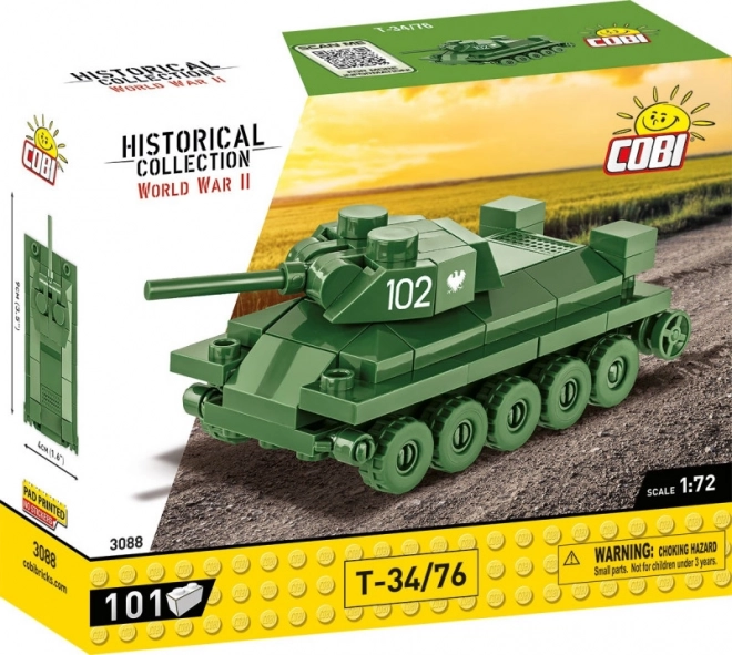 II WW Tank T-34/76 Model by COBI