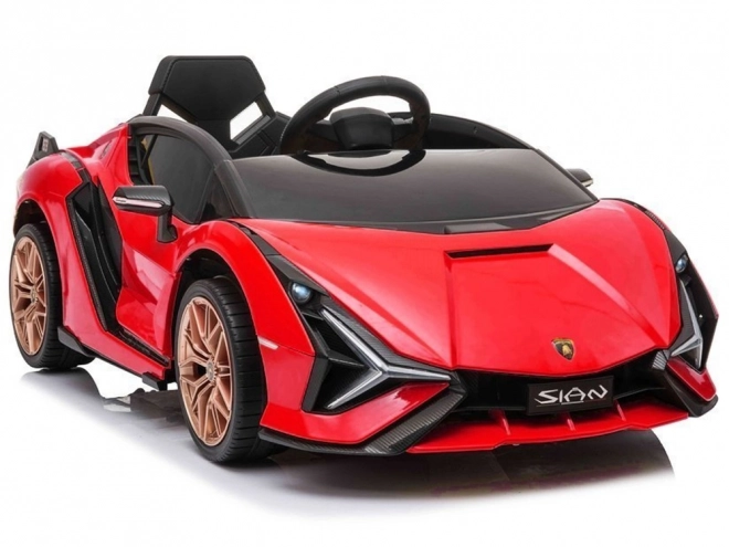 Battery Operated Car Lamborghini Sian Red