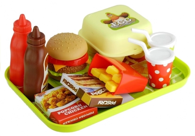 Fast Food Waffle Making Set with Accessories