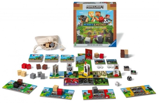 Minecraft: Heroes of the Village Family Board Game