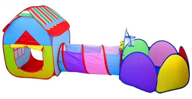 Jokomisiada Play Set with Tunnel, House, and Pool 3-in-1