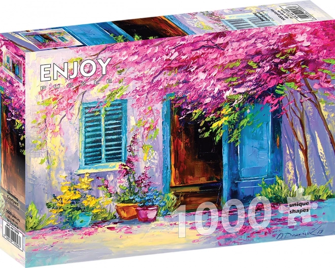 Puzzle Rozkwitający podwórze 1000 elementów