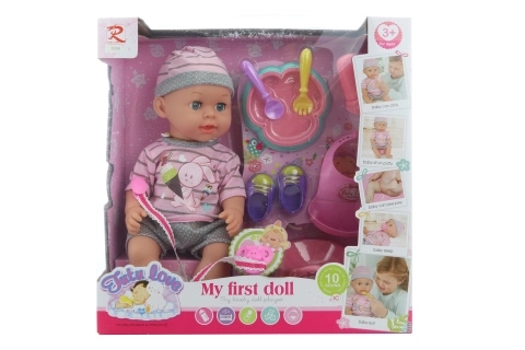 Baby Doll 32 cm with Accessories and Sounds