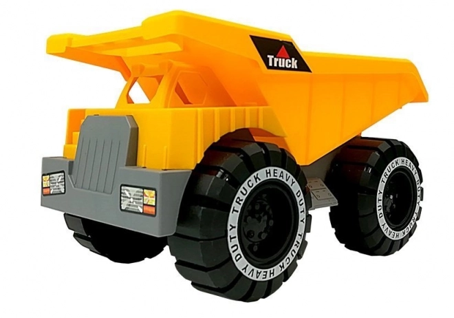 Dump Truck with Trailer and Bulldozer Construction Set