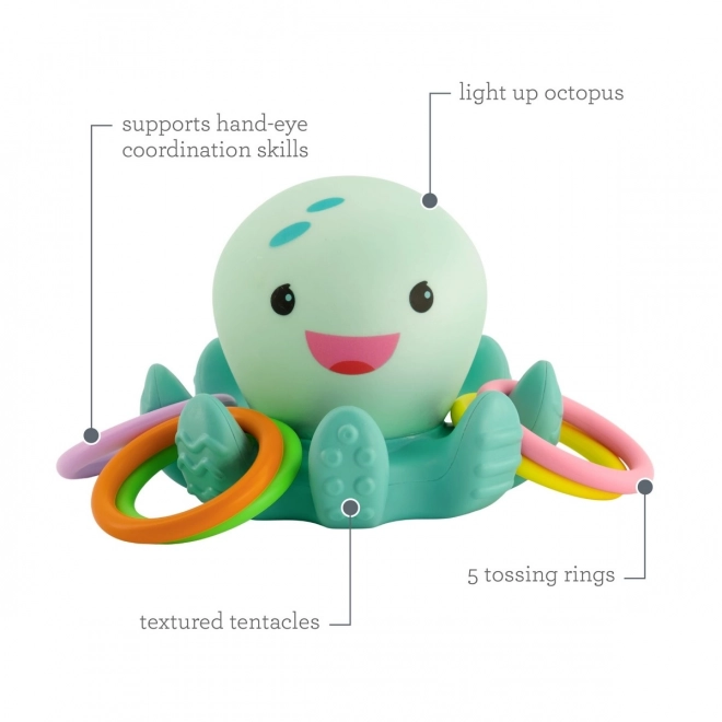 Infantino Glow-in-the-Dark Bath Octopus